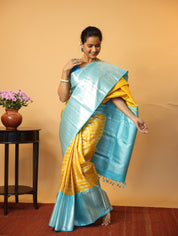 Meghakanthi Kanjeevaram Silk Saree - Saavari - SSMKSS70