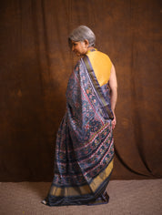 Grey Rajkot Patola Silk Saree - SRGRPSS535