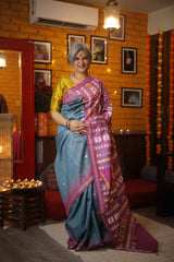 Yellow Raw Silk Blouse-SRYRSB1