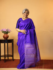 Blue Kanjeevaram Silk Saree - SRBKSS854