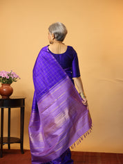 Blue Kanjeevaram Silk Saree - SRBKSS854