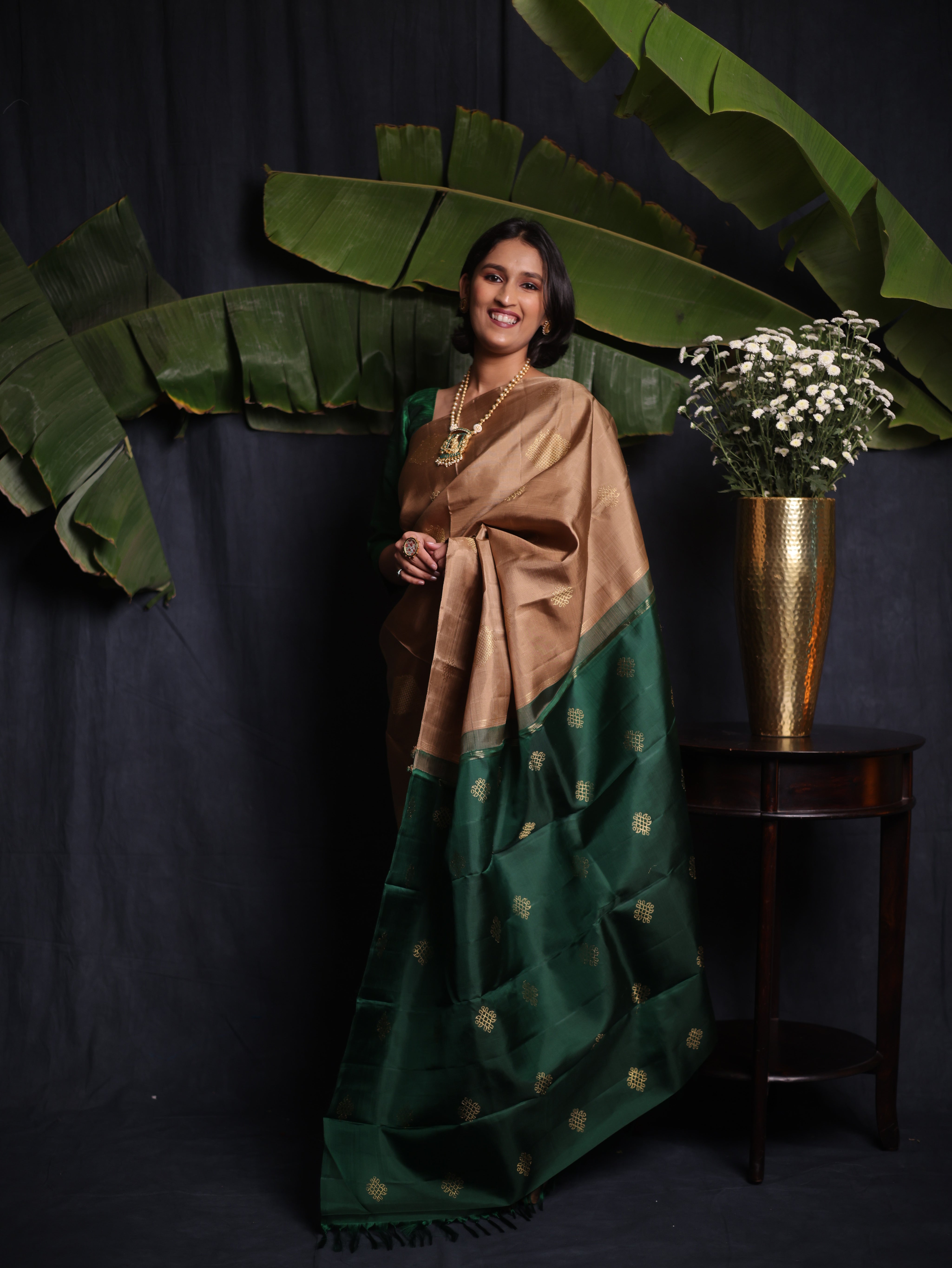 Kollika Kanjeevaram Silk Saree - Saavari - SSKKSS05
