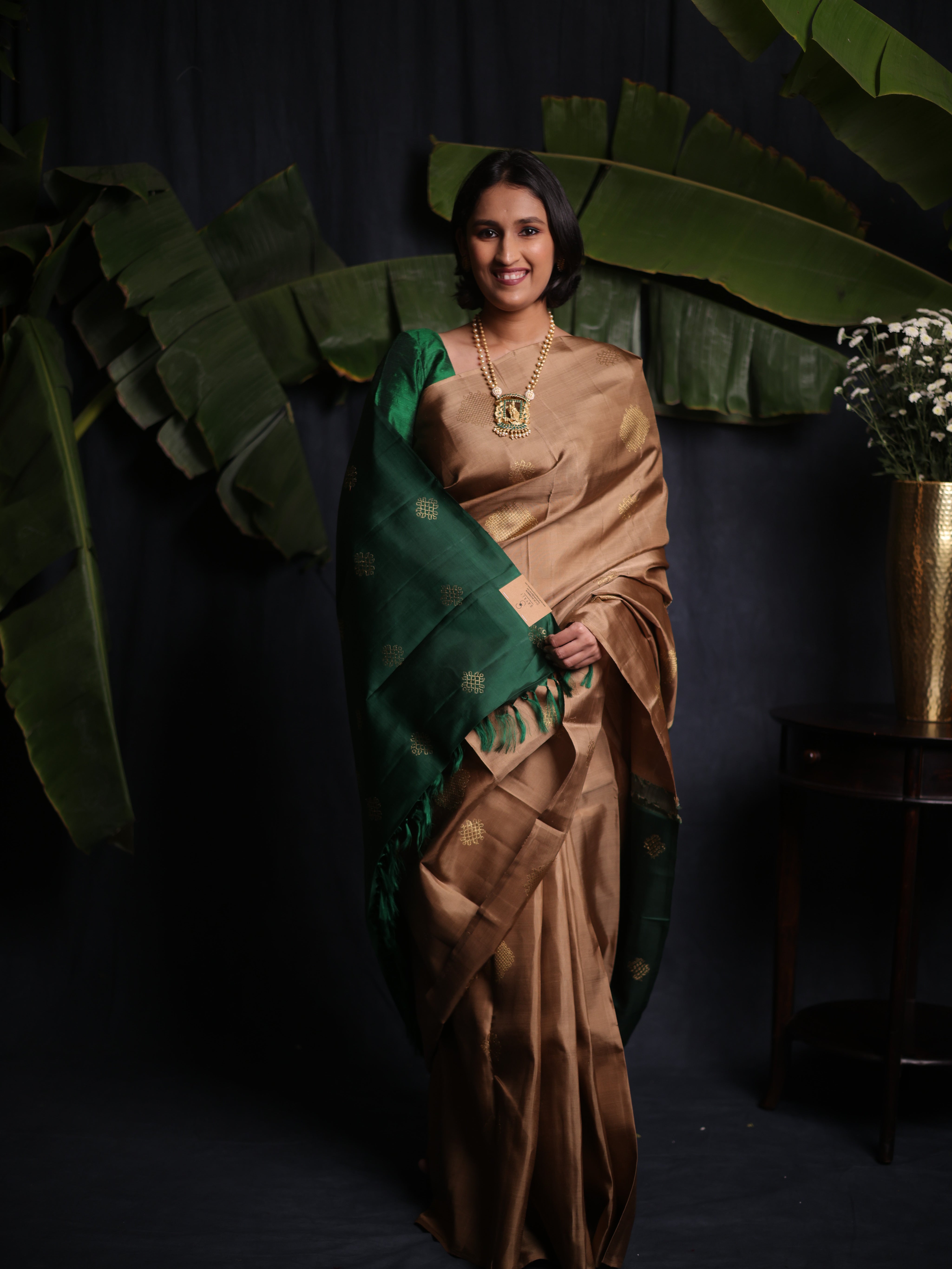 Kollika Kanjeevaram Silk Saree - Saavari - SSKKSS05