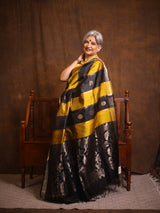 Multicolor Soft Silk Saree - SRMSSS415