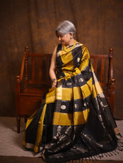 Multicolor Soft Silk Saree - SRMSSS415