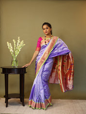 Lavender Paithani Saree - SRLSPS683