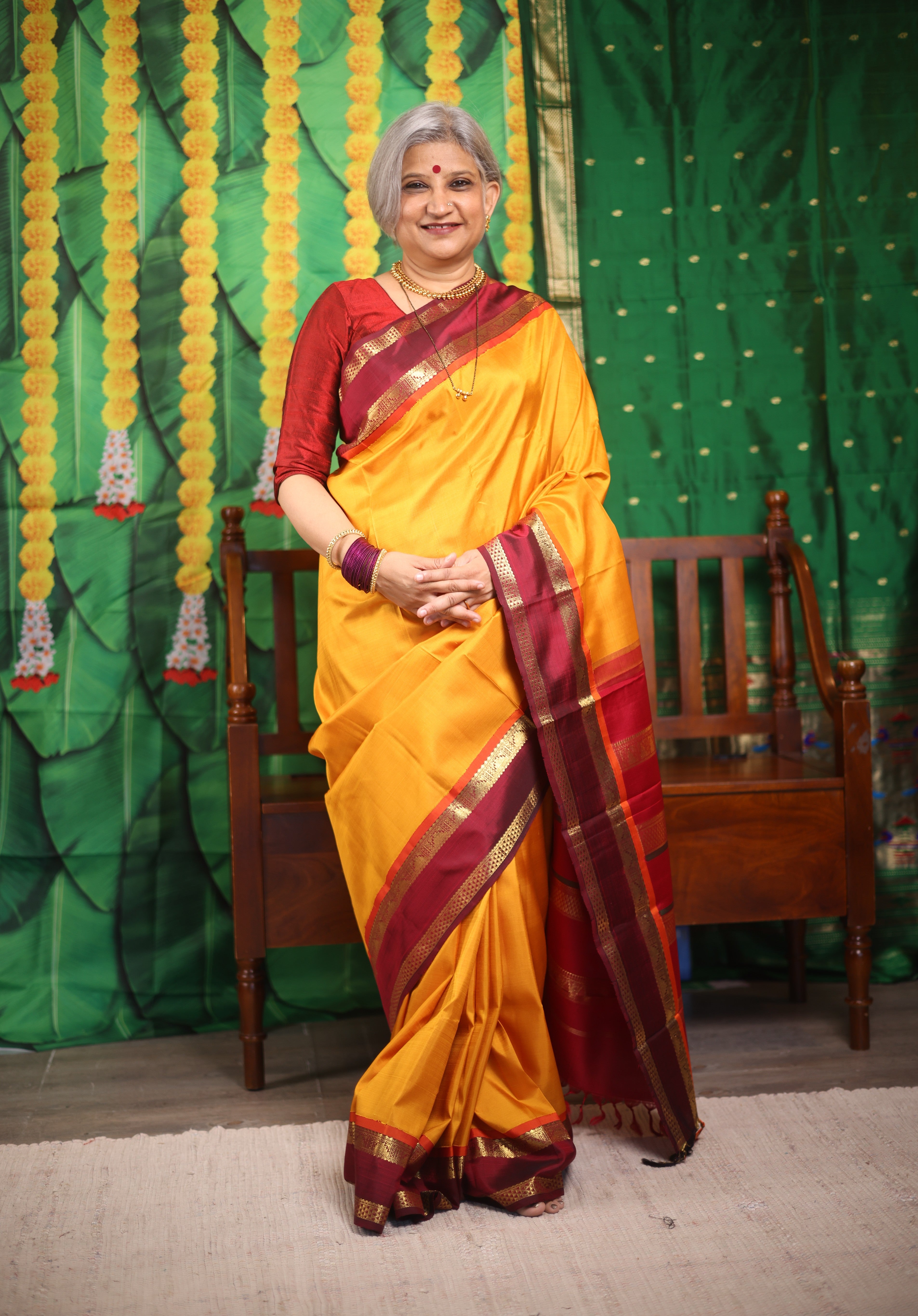 Suryakanti Kanjeevaram Silk Saree - Saavari - SSSKSS29