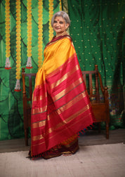 Suryakanti Kanjeevaram Silk Saree - Saavari - SSSKSS29