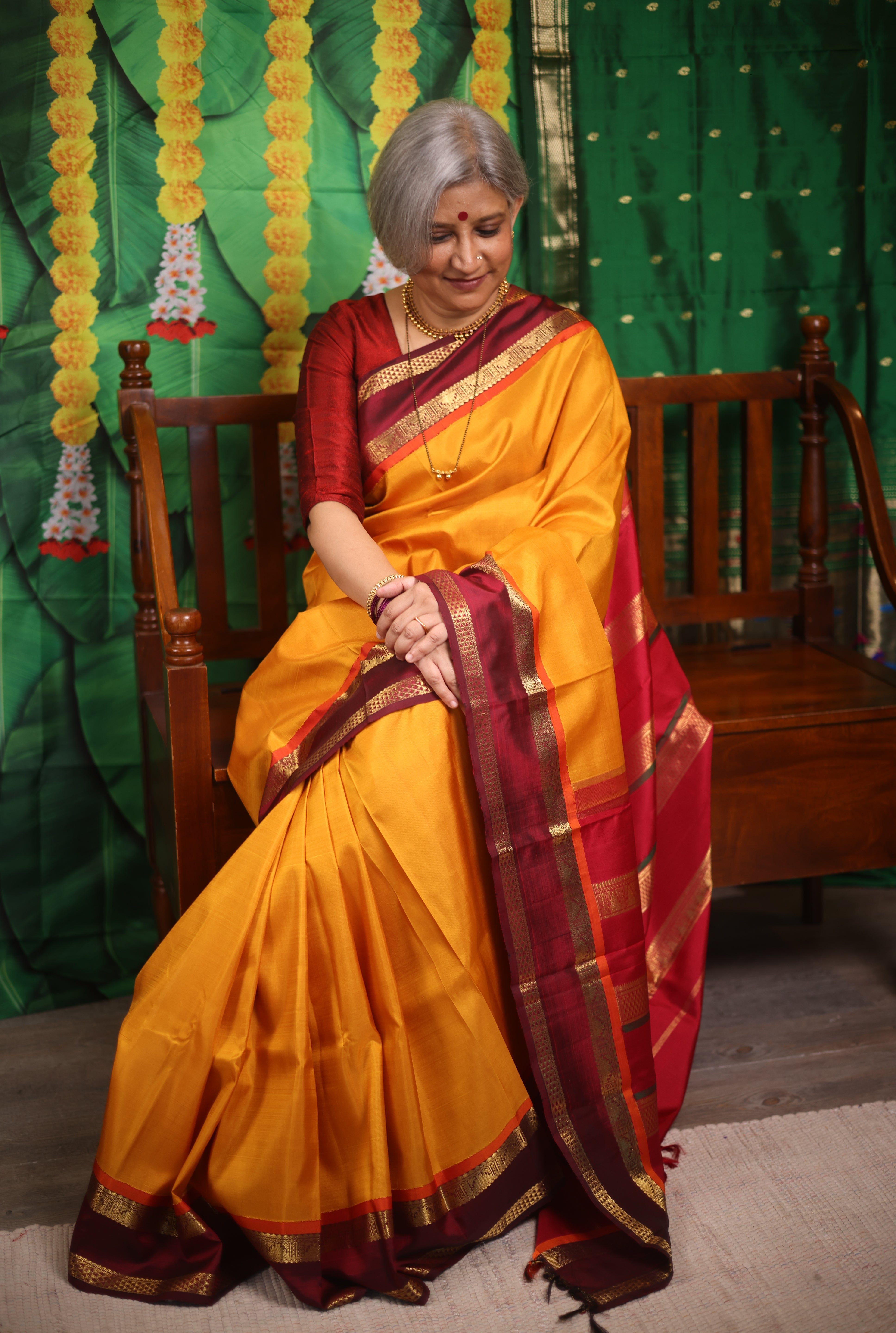 Suryakanti Kanjeevaram Silk Saree - Saavari - SSSKSS29