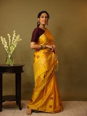 Yellow Soft Silk Saree - SRYSSS269