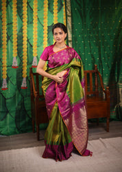 Amrapalli Kanjeevaram Silk Saree - Saavari - SSAKSS67