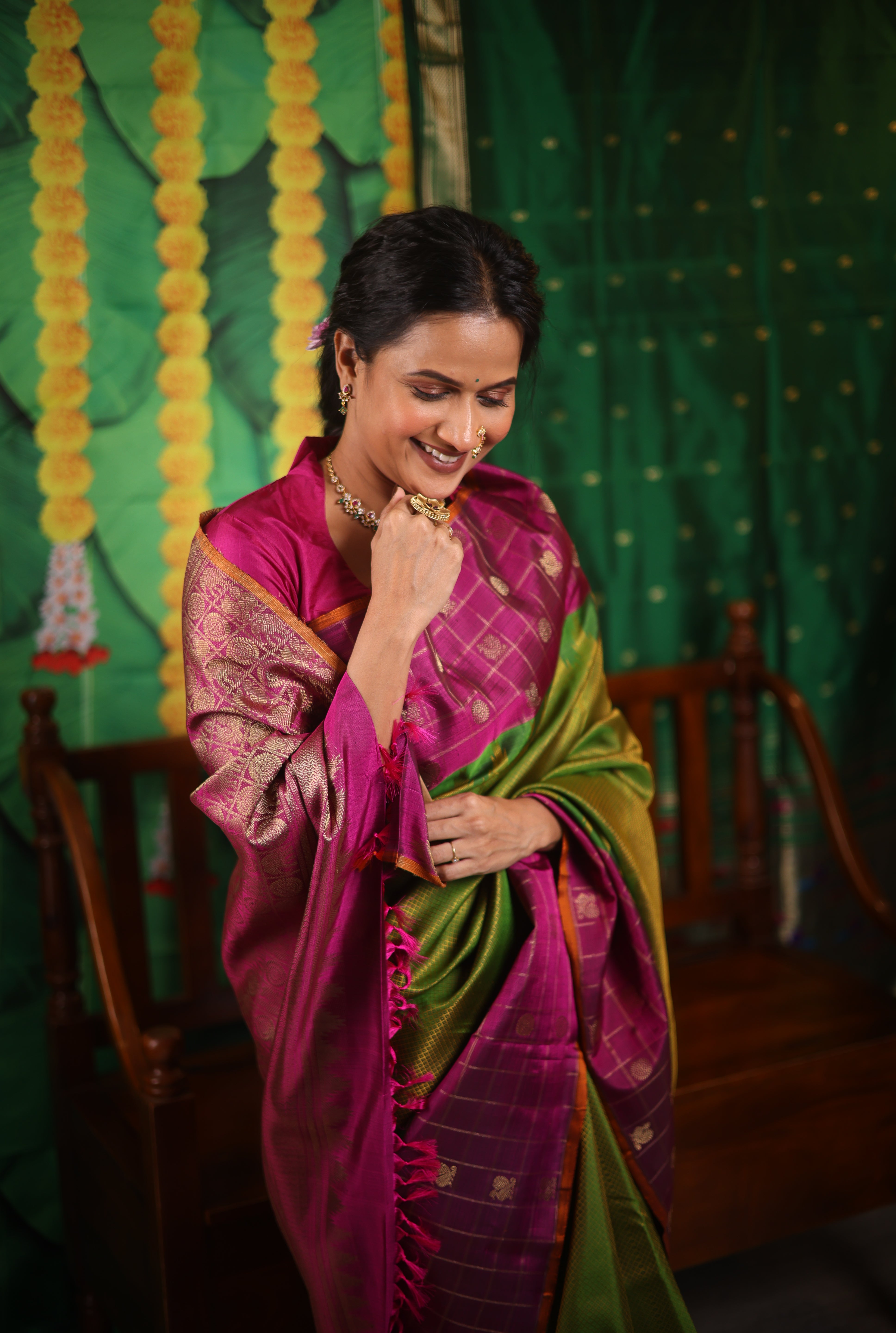 Amrapalli Kanjeevaram Silk Saree - Saavari - SSAKSS67