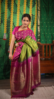 Amrapalli Kanjeevaram Silk Saree - Saavari - SSAKSS67