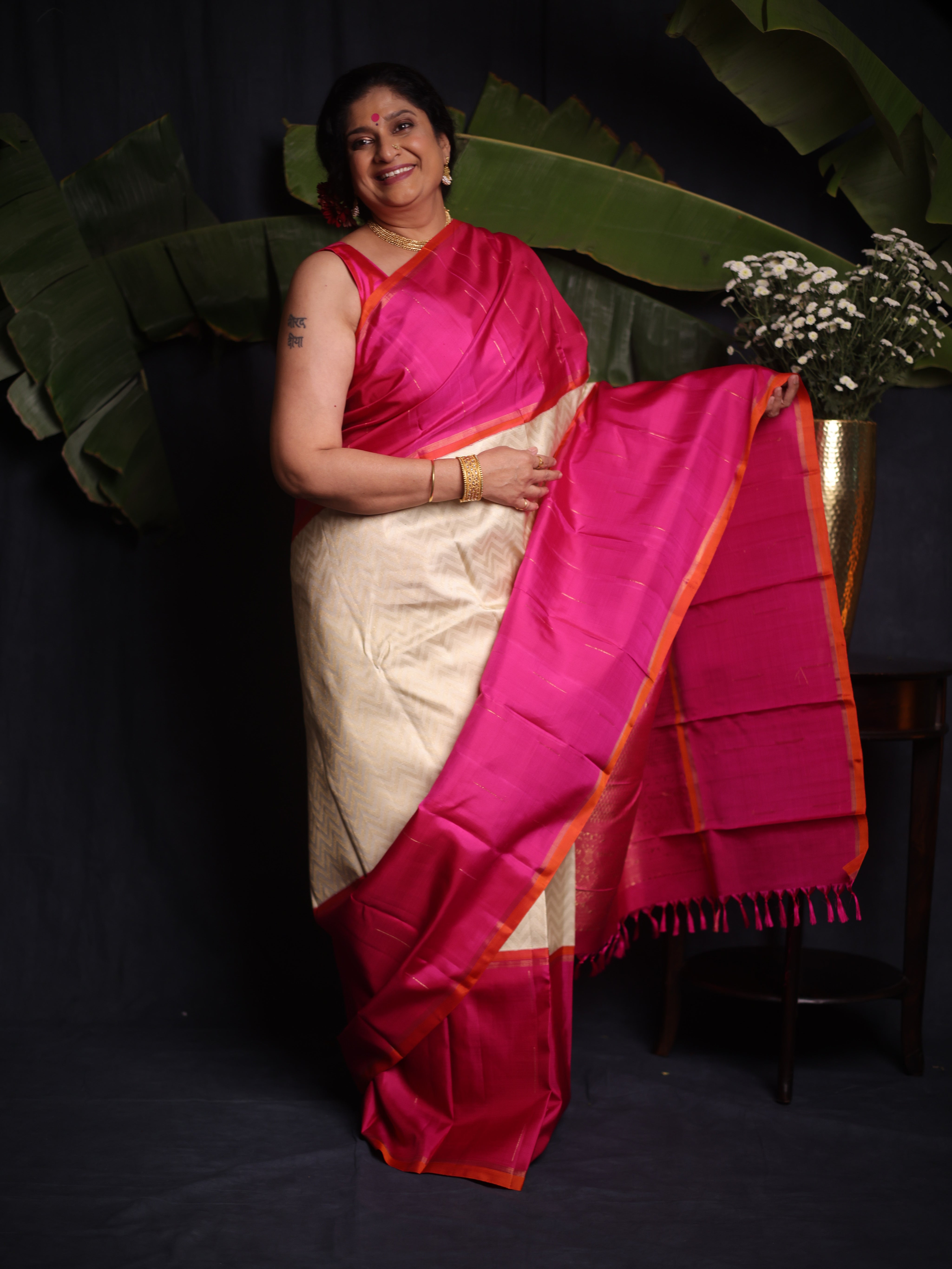 Prakriti Kanjeevaram Silk Saree - Saavari - SSPKSS31