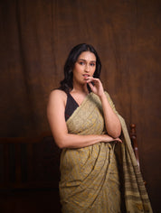 Sage Green HBP Modal Silk Saree - SRSGMSS487