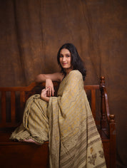 Sage Green HBP Modal Silk Saree - SRSGMSS487