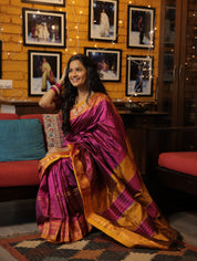 Purple Silk Ilkal Saree - SRPSIS134