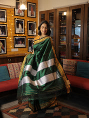 Green Silk Ilkal Saree - SRGSIS136