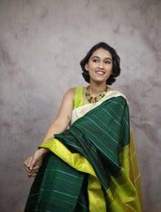 Green Kanjeevaram Silk Saree-SRGKSS445