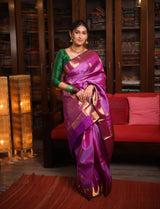Lavender Kanjivaram Silk Saree - SRLKSS1007