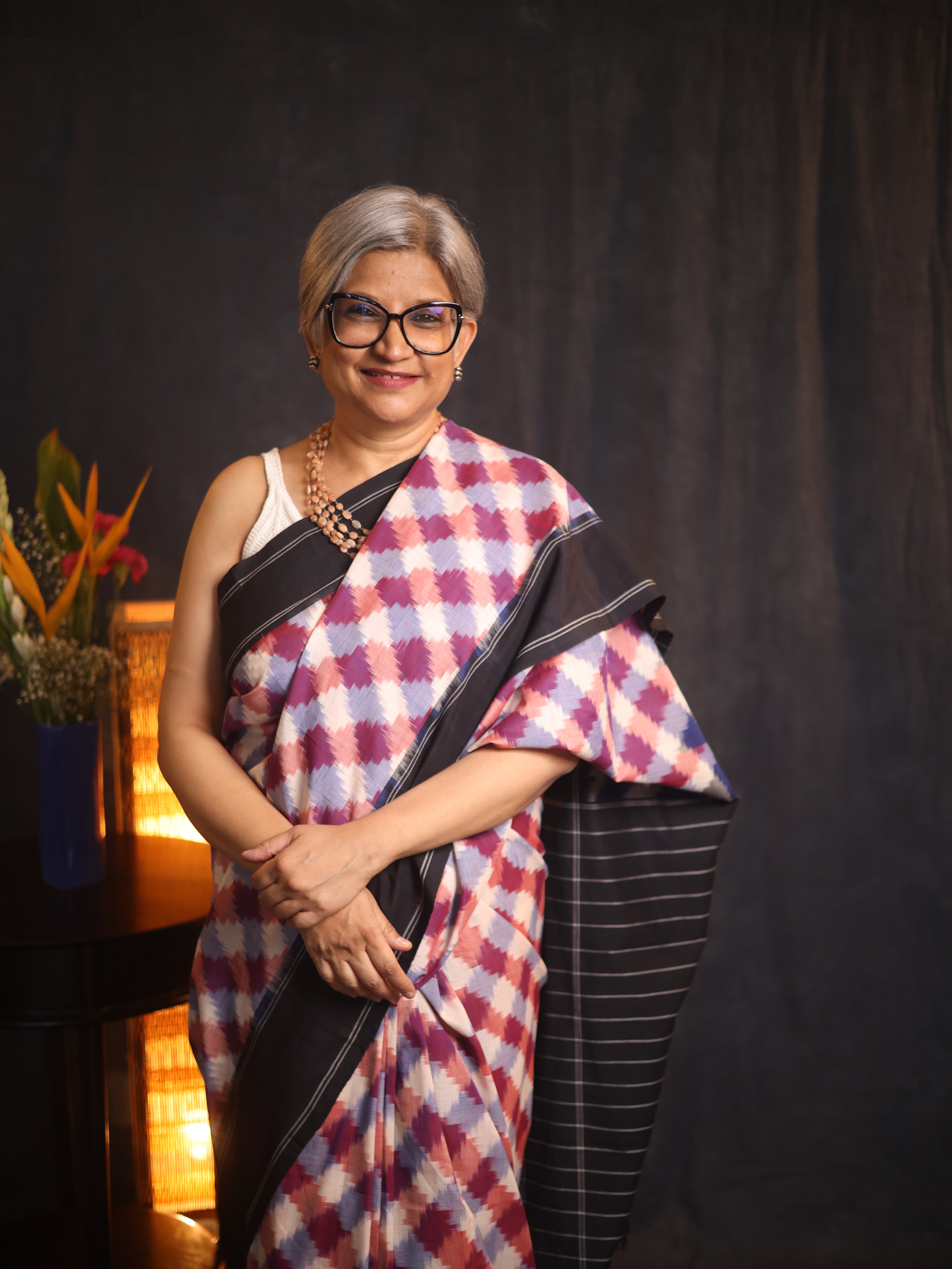 Multicolor Pochampalli Cotton Ikat Saree - SRMPCIS304