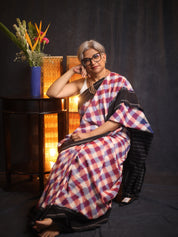 Multicolor Pochampalli Cotton Ikat Saree - SRMPCIS304