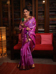 Lavender Kanjivaram Silk Saree - SRLKSS1007