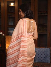 Multicolor Sleeveless Cotton Round-Neck Blouse - SRMRNB02