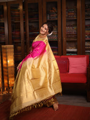 Rani Pink Kanjivaram Silk Saree - SRRPKSS1044