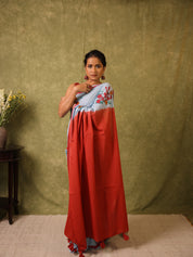 Sky Blue HBP Signature Cotton Saree - SRSBSCS30