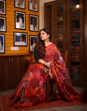 Multicolour Rajkot Patola Silk Saree - SRMRPSS553