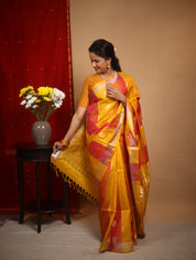 Multicolor Soft Silk Saree - SRMSSS412