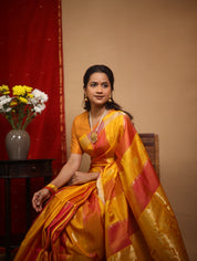Multicolor Soft Silk Saree - SRMSSS412