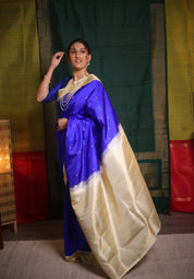 Neelvanshi Kanjivaram Silk Saree - Saavari - SSNKSS86