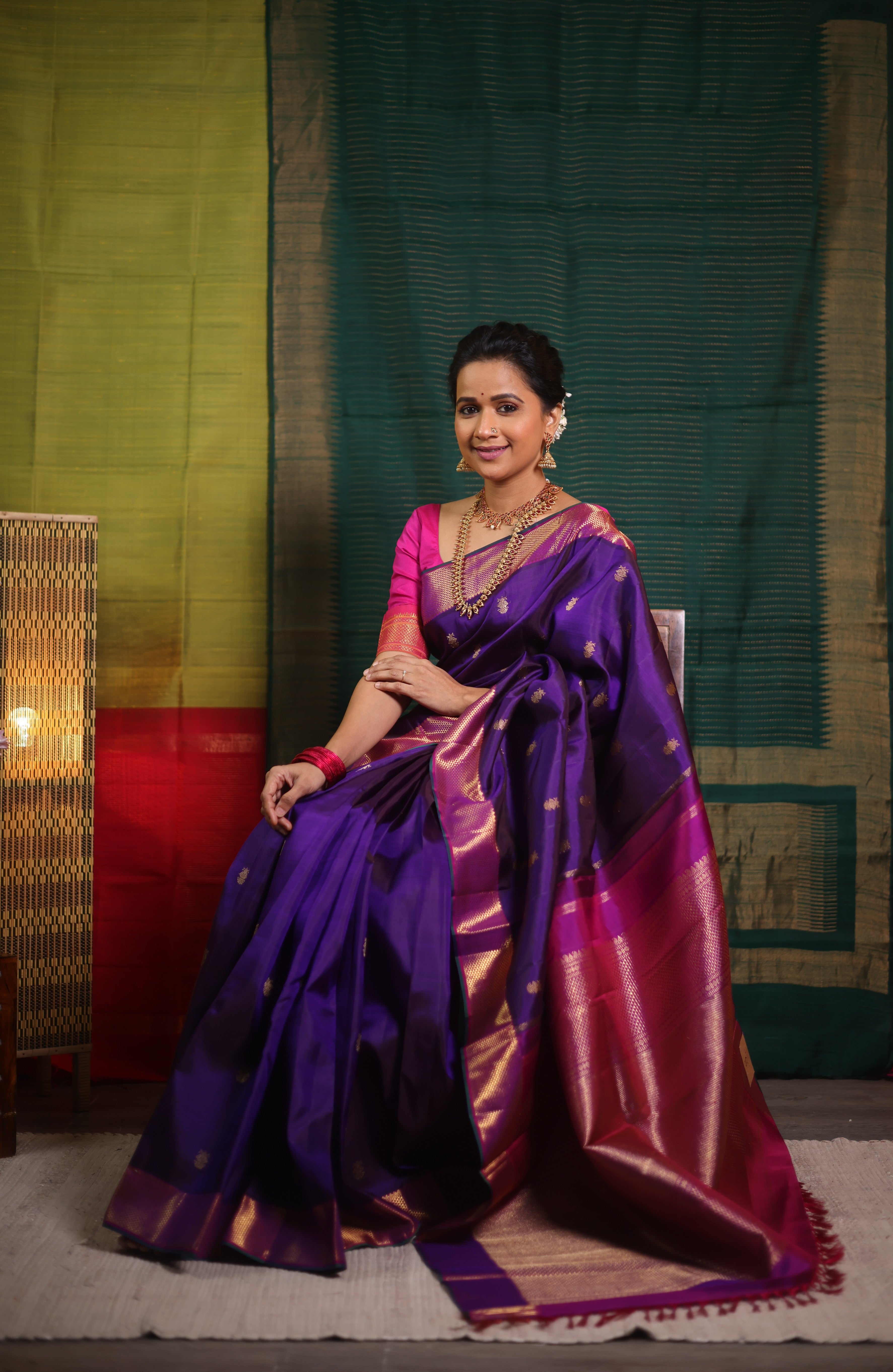 Varneshi Kanjivaram Silk Saree - Saavari -SSVKSS87