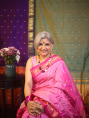 Pink Silk Paithani Saree - SRPSPS685