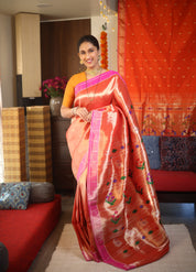 Rajlekha Tissue Silk Paithani Saree - Saavari - SSRTSPS02
