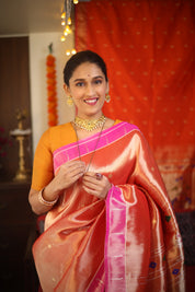 Rajlekha Tissue Silk Paithani Saree - Saavari - SSRTSPS02