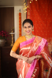 Rajlekha Tissue Silk Paithani Saree - Saavari - SSRTSPS02