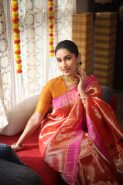 Rajlekha Tissue Silk Paithani Saree - Saavari - SSRTSPS02