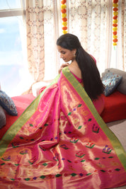 Rajnandini Tissue Silk Paithani Saree - Saavari - SSRTSPS01