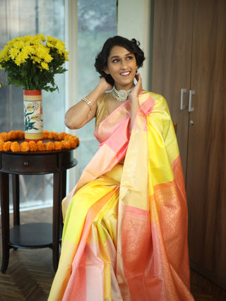 Multicolor Soft Silk Saree - SRMSSS245