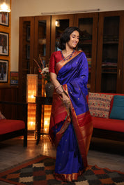 Neelambari Kanjeevaram Silk Saree - Saavari - SSNKSS60