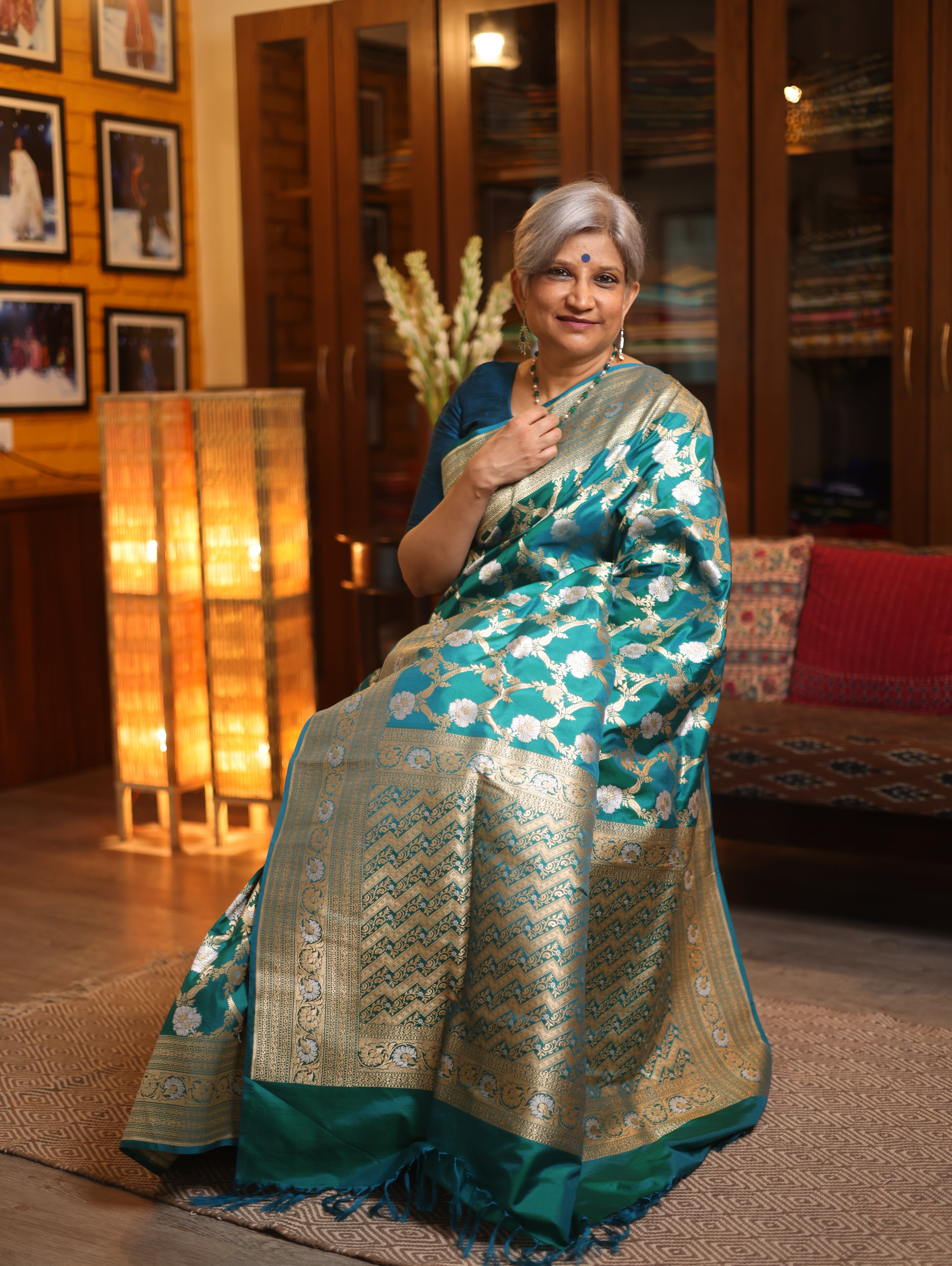 Vanasri Banarasi Silk Saree - Saavari - SSVBSS03