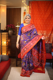 Gajmala Rajkot Patola Silk Saree - Saavari - SSGRPSS05