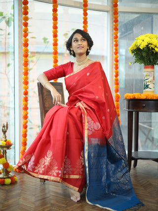 Maroon Soft Silk Saree - SRPSSS297