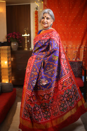 Gajmala Rajkot Patola Silk Saree - Saavari - SSGRPSS05