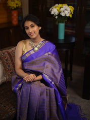 Purple Kanjeevaram Silk Saree-SRPKSS271
