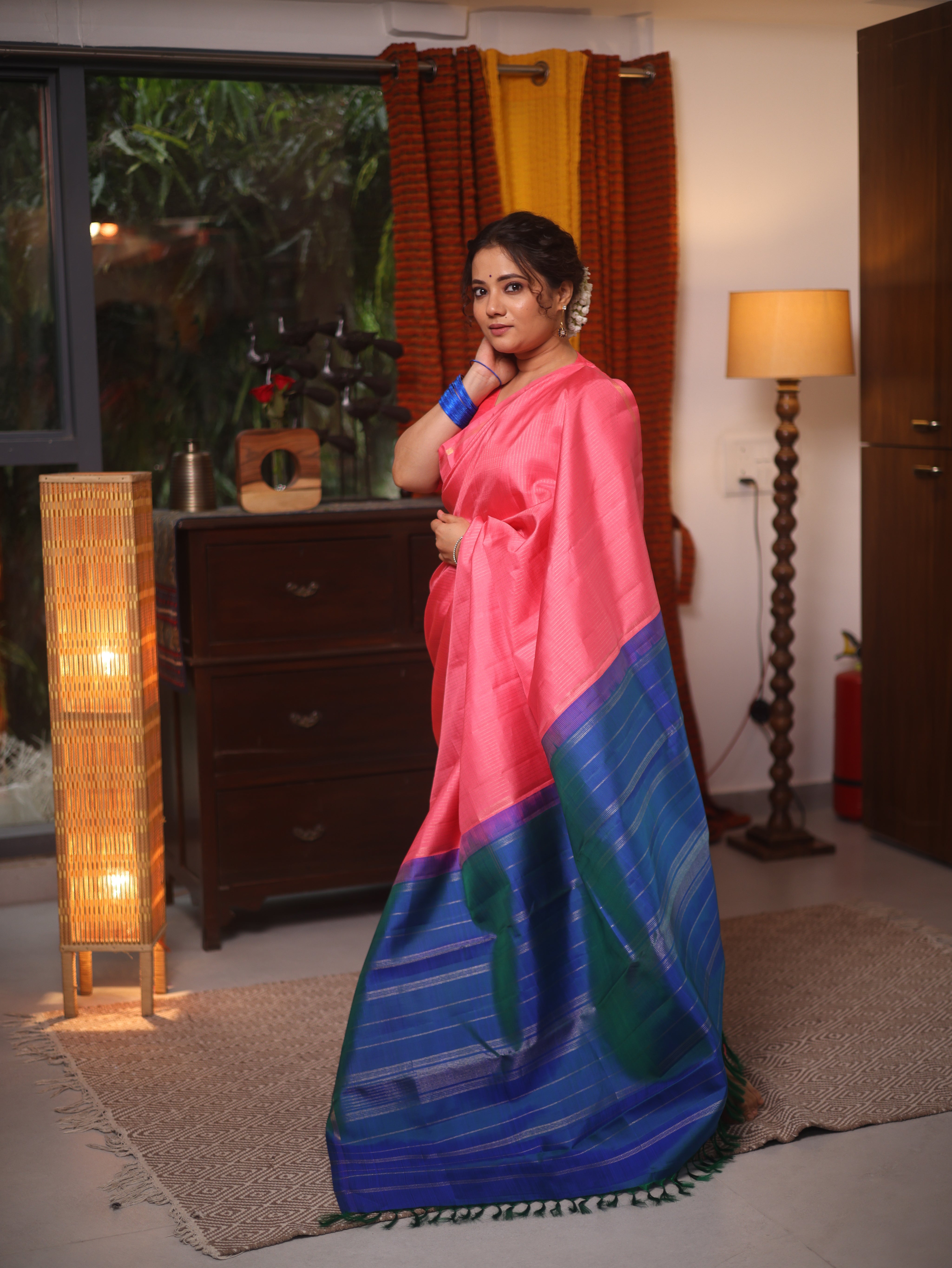 Pink Kanjivaram Silk Saree - SRPKSS1047