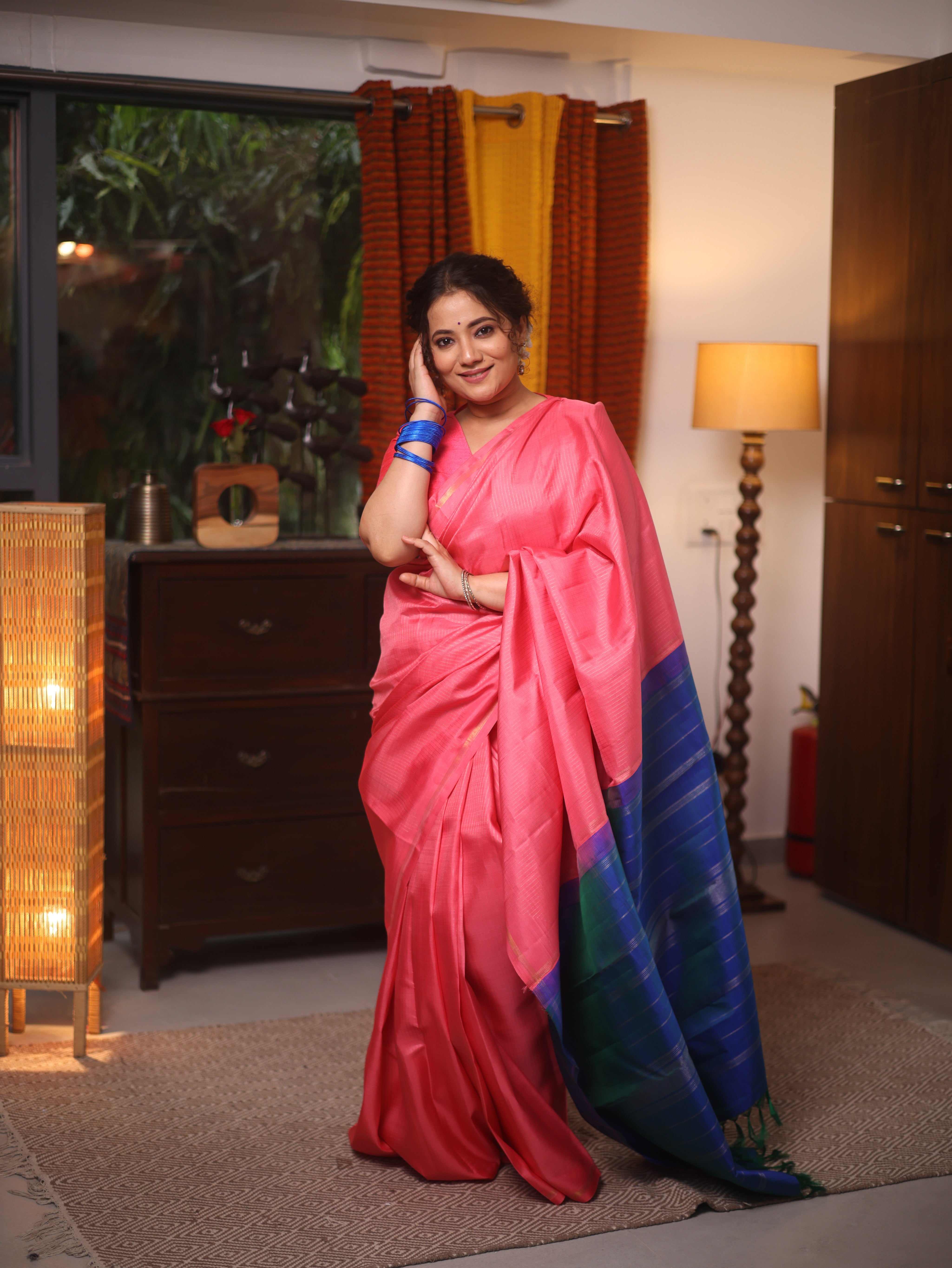 Pink Kanjivaram Silk Saree - SRPKSS1047